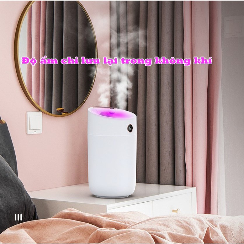 [TẶNG TINH DẦU] Máy Tạo Độ Ẩm Không Khí Humidifier X12 Dung Tích 3 Lít Công Suất 180ml/h