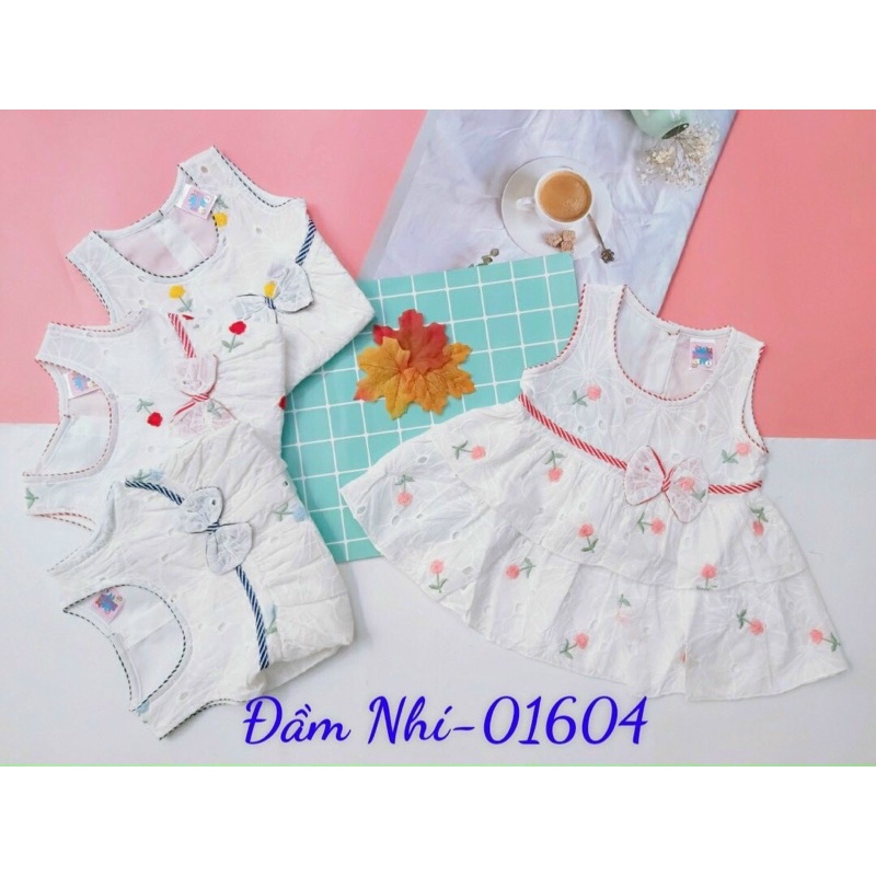 Đầm cho bé - Đầm vải kate,thun cotton,voan