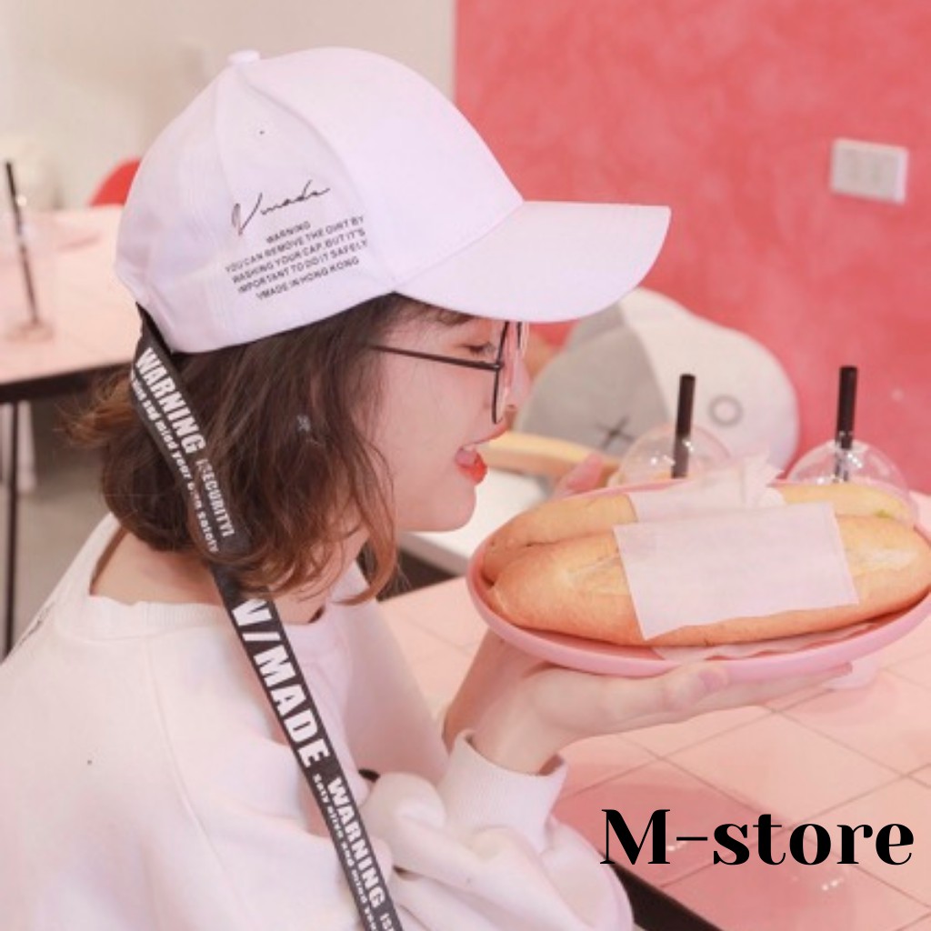 Mũ ( Nón) Lưỡi Trai Dây Dài Cho Học Sinh, Sinh Viên_ M-store