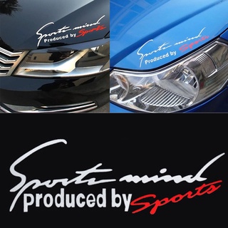 Tem DECAL PRODUCED BY SPORTS Dán Mí Xe Ô Tô Cỡ Lớn 35cm [Đủ Màu]