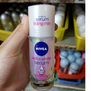 Lăn ngăn mùi serum trắng mịn NIVEA Extra White Serum 40ml
