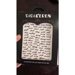 stiker thương hiệu ,chữ ký