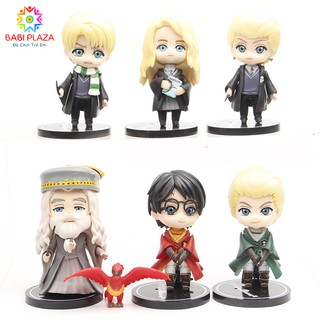 [ HARRY POTTER ] VÀ NHỮNG NGƯỜI BẠN - BỘ MÔ HÌNH 6 NHÂN VẬT PHÁP SƯ CAO 9CM