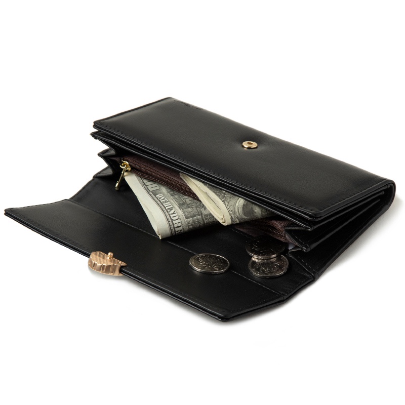 Ví Dài Đựng Thẻ Sức Chứa Lớn Cao Cấp Thời Trang Dành Cho Nữ Giá Đỡ