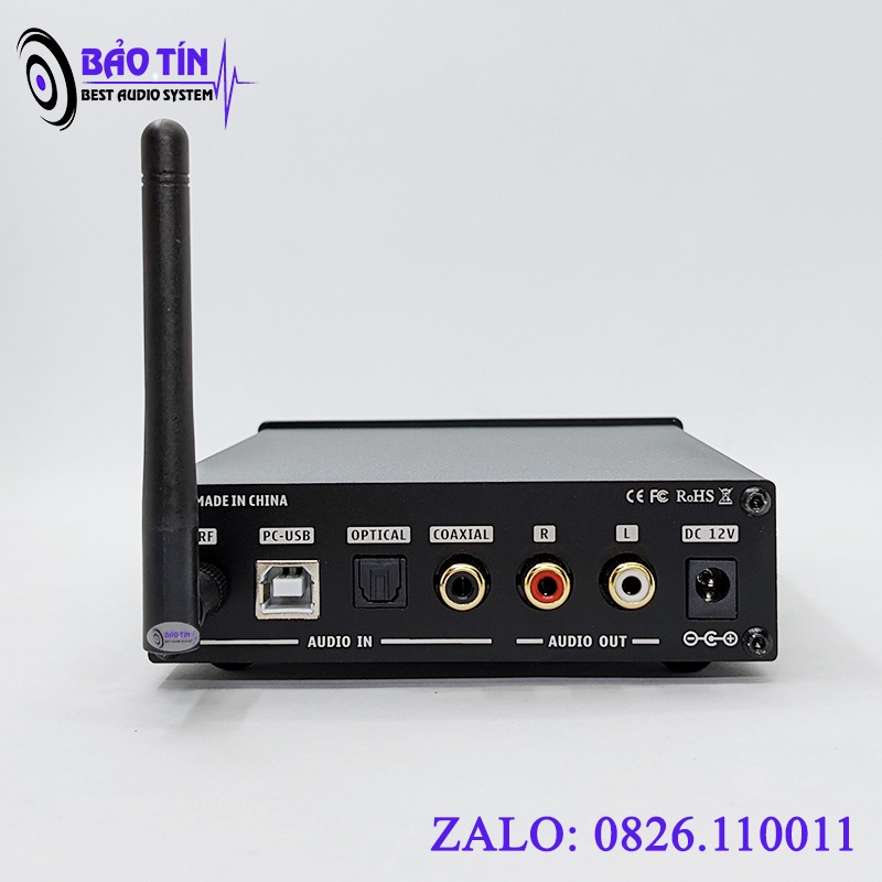 Dac SUCA Q6 Pro giải mã 32bit/768khz và chơi DSD 512 Tặng kèm dây quang liton USA