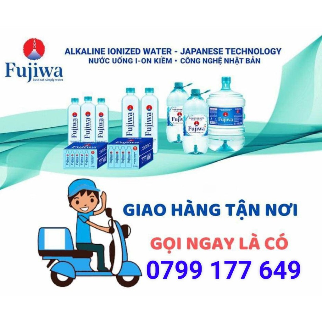 Nước uống ion kiềm Fujiwa Bình 6 Lít (Có vòi)