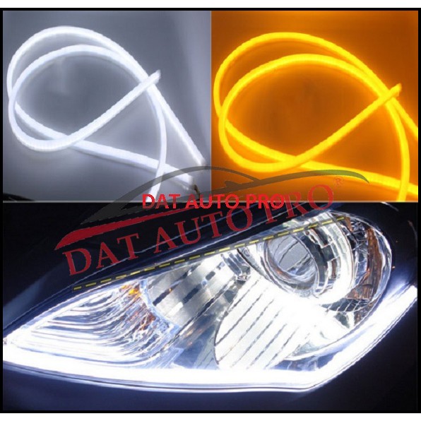 Bộ 2 Dây LED daylight+xinhan chạy audi dùng cho oto.