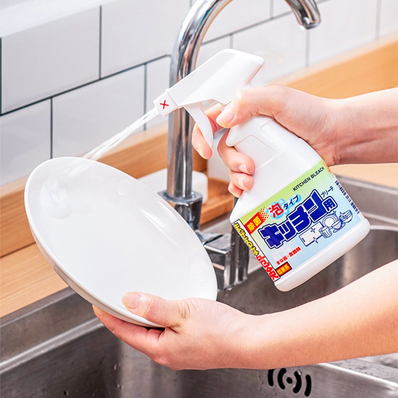 Chai xịt vệ sinh đồ dùng nhà bếp dạng bọt Rocket Nhật Bản 300ml, bình xịt tẩy rửa đa năng, xịt tẩy vệ sinh nhà tắm