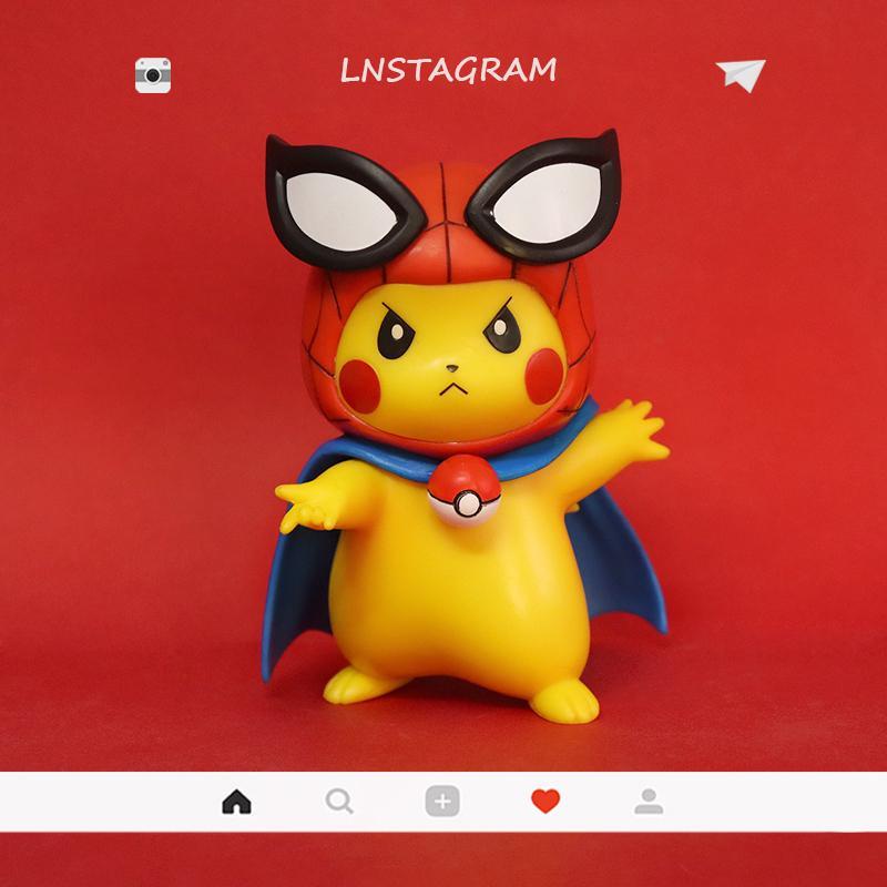 ♛Mô Hình Nhân Vật Người Sắt/Pikachu/Người Nhện Marvel Độc Đáo