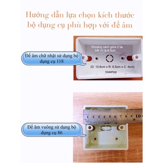 [2 Chiếc] Bộ dụng cụ sửa đế âm vỡ CNBV