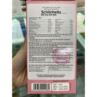 Dầu hoa anh thảo Schonheits Đức