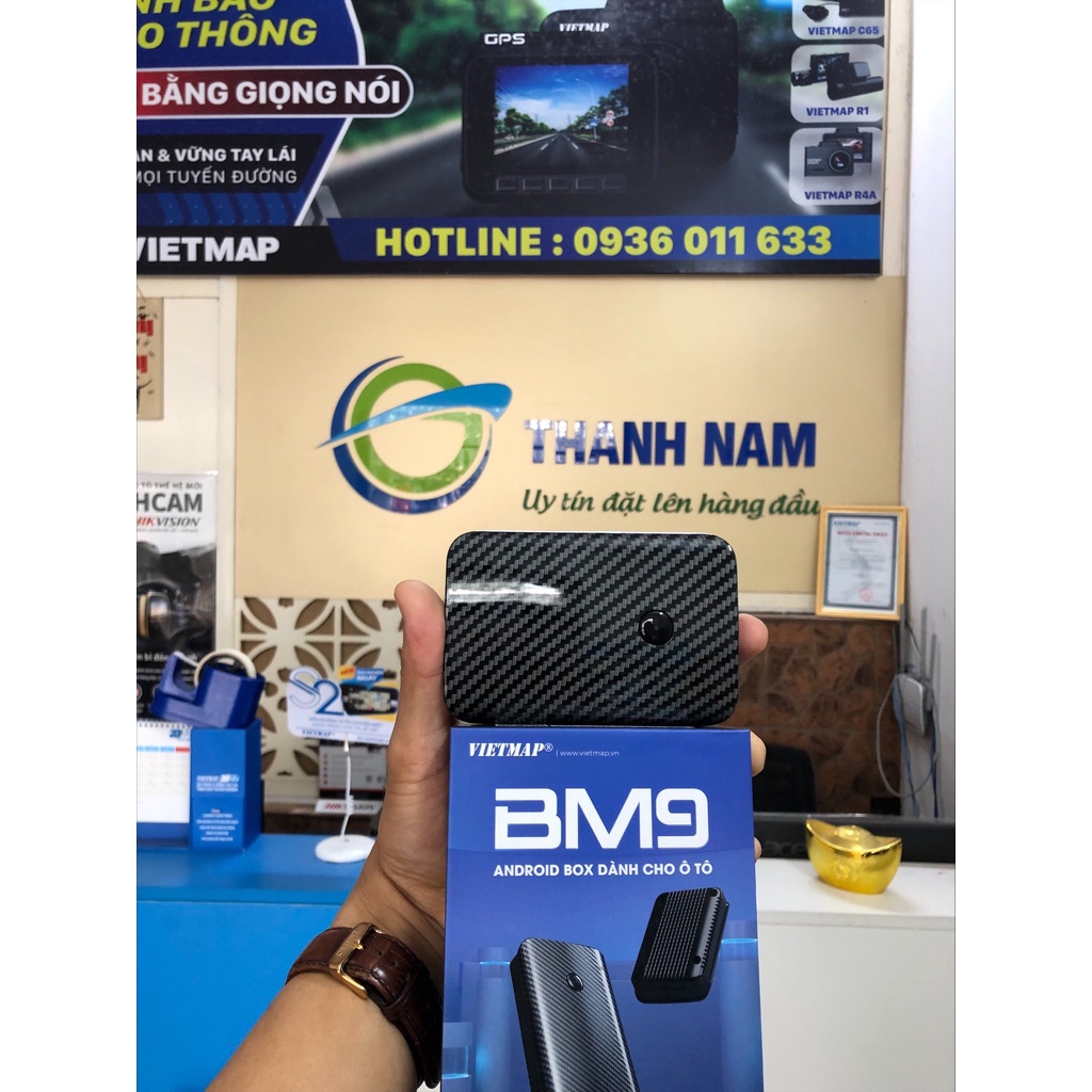 Android Box Vietmap BM9 Mới Nhất Năm 2022 -  Hàng Chính Hãng - Tặng Kèm Vietmap S2 Bản Quyền - Tặng Sim 4G Tốc Độ Cao