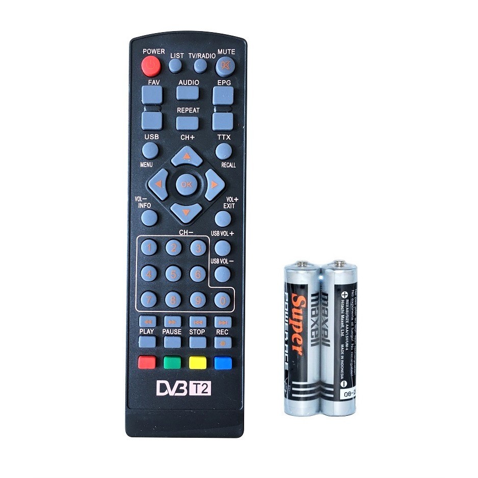 remote cho đầu thu dvb t2