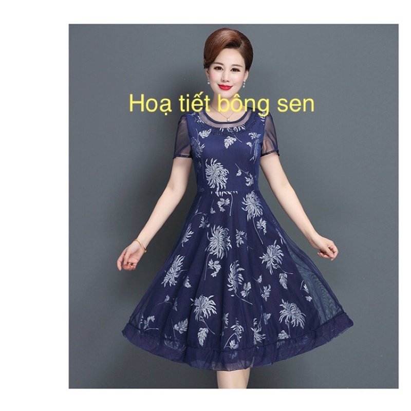 Đầm trung niên HH01 mới nhất 2020