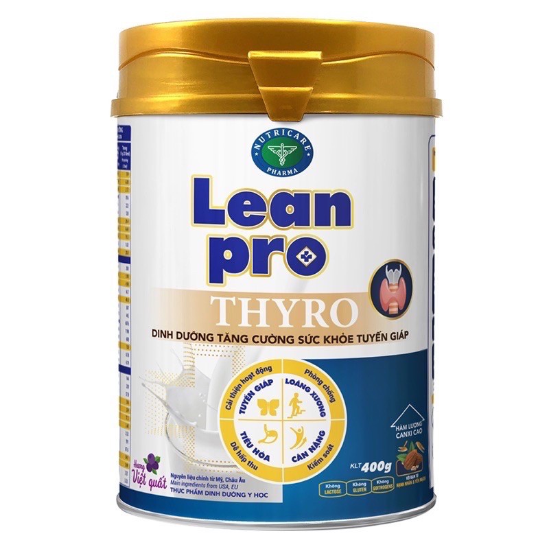 Sữa bột Lean pro Thyro lon 400g/900g