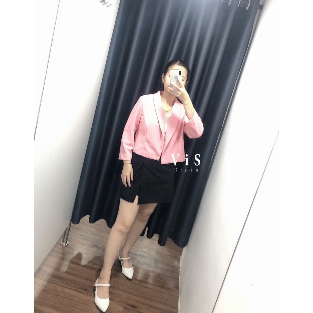 ÁO KHOÁC VEST NỮ MÀU HỒNG VNXK
