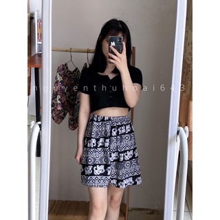 Quần đùi lanh thổ cẩm