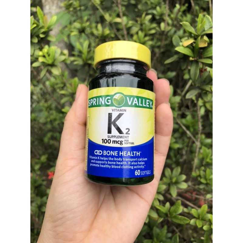 Vitamin k2 Spring valley 60 viên | Thế Giới Skin Care