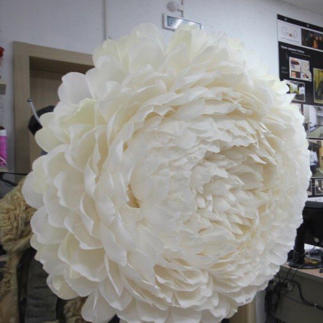 Giấy nhún ý làm hoa mã 900 dày 140g, giấy làm hoa handmade mã 900 màu trắng GuyDecor PK004