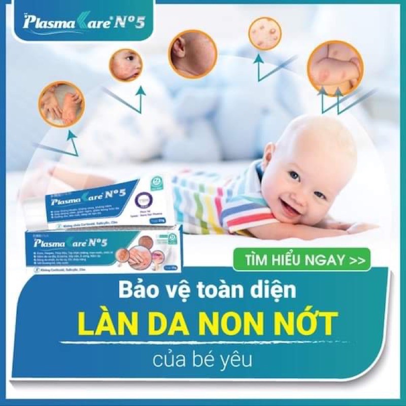 KEM BÔI DA PLASMAKARE NO5 - XỬ LÝ MỌI VẤN ĐỀ VỀ DA,  LÀNH NHANH VẾT LOÉT, VẾT THƯƠNG HỞ