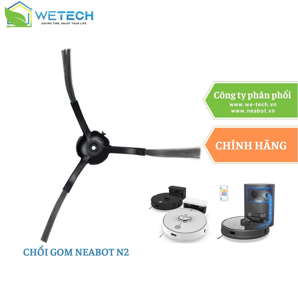 Chổi gom bụi robot hút bụi lau nhà Neabot Nomo N2 và N2 Lite