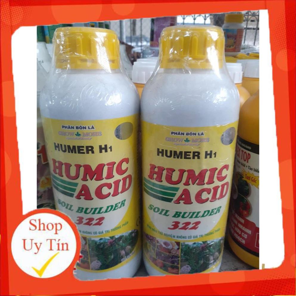 PHÂN BÓN HỮU CƠ AXIT HUMIC 322 CHAI 1000ML