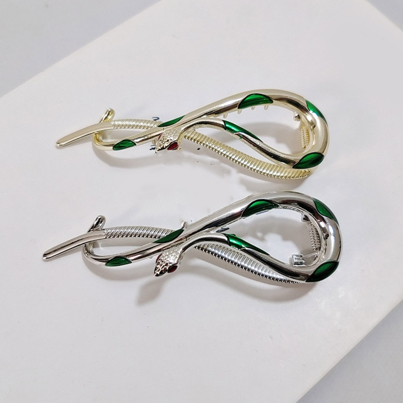 Kẹp Tóc Hình Mặt Cười Màu Vàng / Bạc Thời Trang Cho Nữ