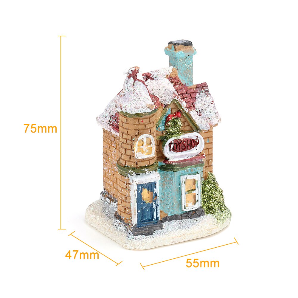 Ngôi nhà giáng sinh có đèn LED 2021 dùng trang trí nhà cửa