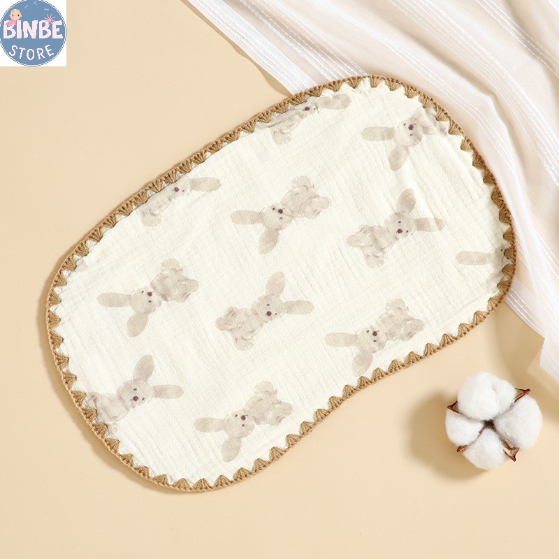 Gối cho bé sơ sinh, gối xô 10 lớp cho bé mềm mại thoáng khí kích thước 45*25cm Binbestore