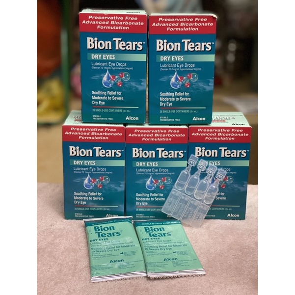 Nhỏ mắt chống khô mắt Bion Tears 0,4ml x 28 lọ