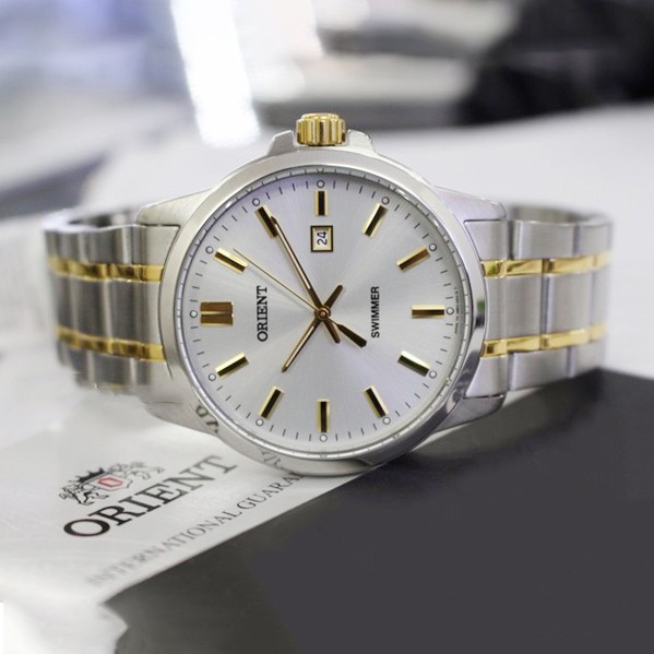 Đồng Hồ Nam Orient SUNE5001W0 , Chính Hãng Full Box , Quartz , Dây Thép