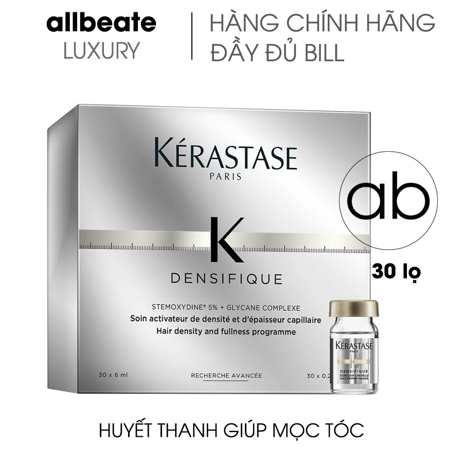 Tinh chất tăng mật độ tóc Kérastase Cure Densite 6mlx30
