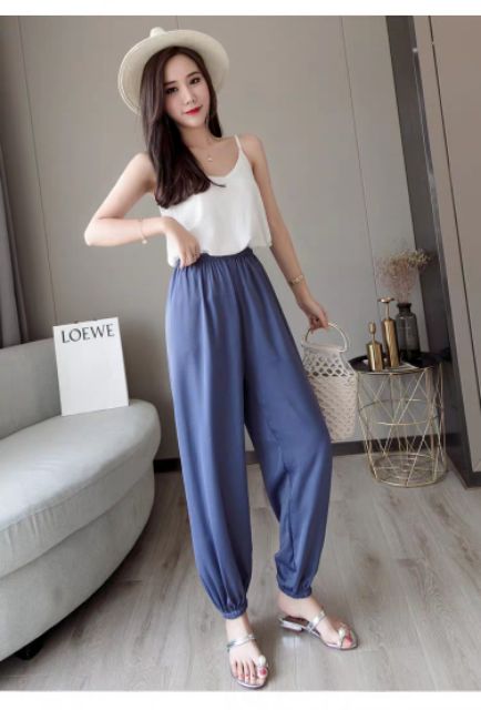 Quần Cullote Nữ Ống Rộng Bo Chun Quảng Châu Cao Cấp ( Kèm ảnh thật ) | BigBuy360 - bigbuy360.vn