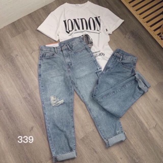 QUẦN BAGGY CẮT SƯỜN