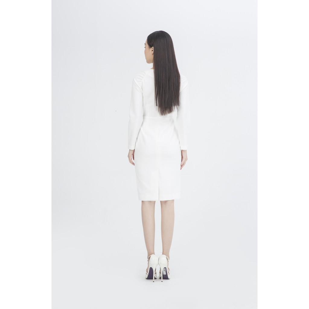 Đầm 2 lớp cổ V thiết kế IVY moda MS 48M4948 | BigBuy360 - bigbuy360.vn