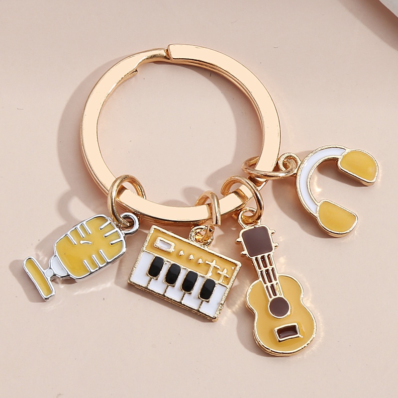 Dễ Thương Móc Khóa Hình Ngôi Sao Âm Nhạc Đáng Yêu