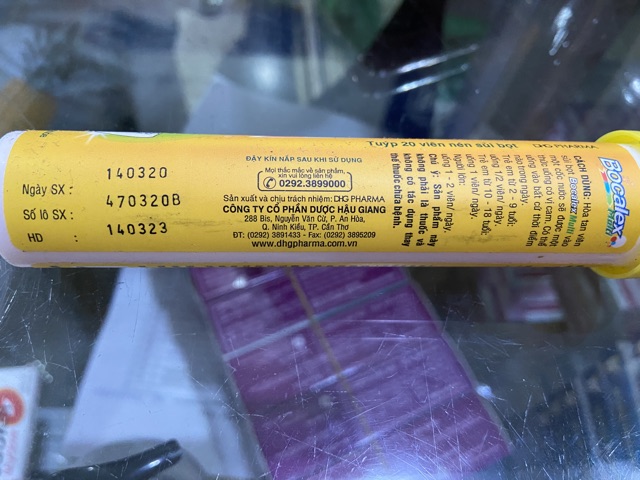 Sủi Bocalex giúp giải nhiệt mùa hè (tuýp 20 viên) | BigBuy360 - bigbuy360.vn