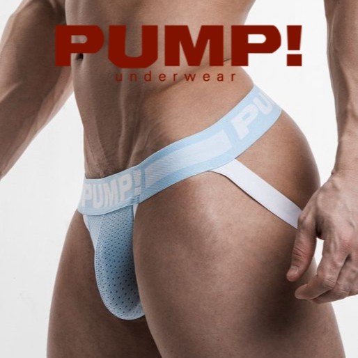 PUMP Đồ lót nam Sexy Thấp eo Lưới Thoáng khí mềm mại Jockstrap G-String Thong