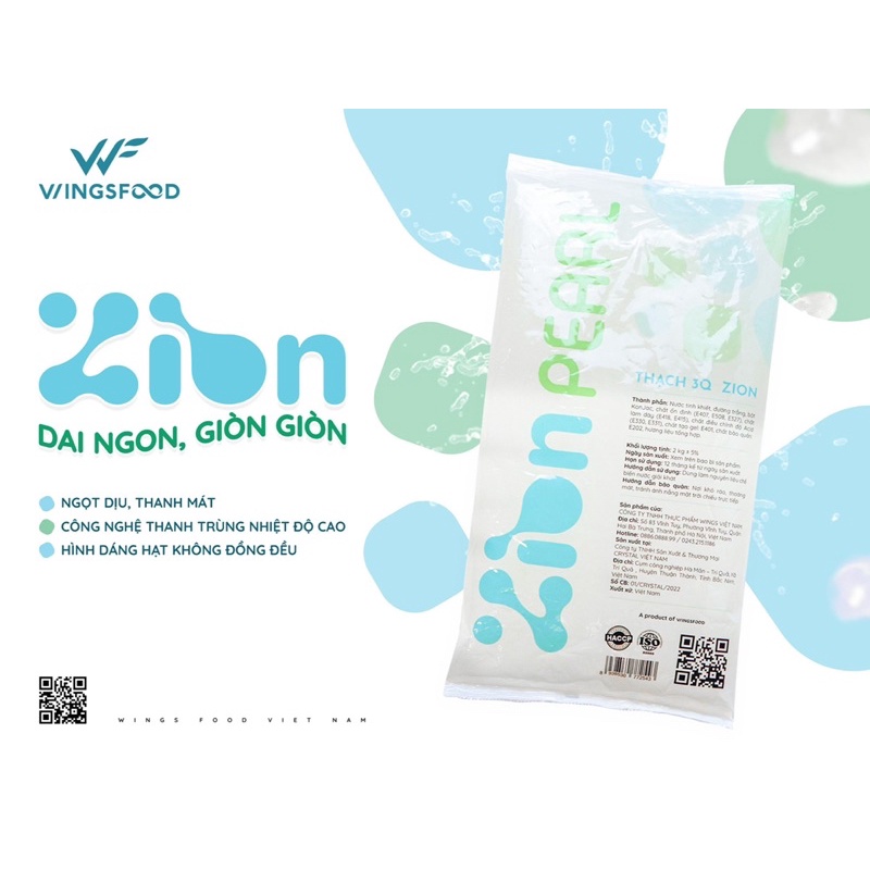 Trân châu 3q Zion Trắng - Đen 2kg