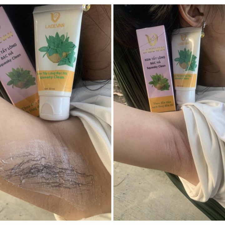 Kem Tẩy Lông Bạc Hà Ladevan [sạch lông sau 5 phút, mua 3 tuýp tặng 1 mỡ trăn nguyên chất] | BigBuy360 - bigbuy360.vn