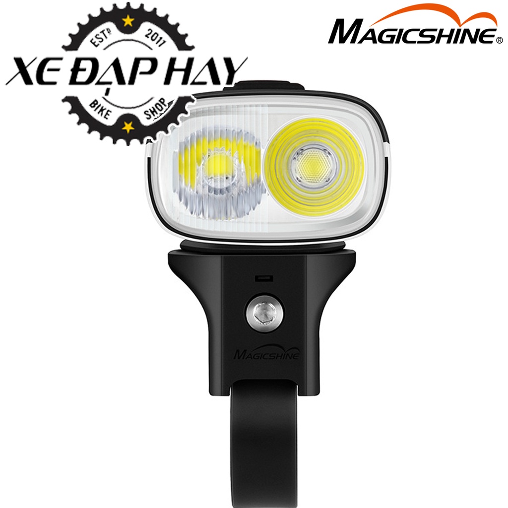[Đèn Xe Đạp Cao Cấp] Chính Hãng MAGICSHINE DA 2000 Độ Sáng 2000 Lumen Sạc Pin USB 6700mAh, Thời Gian Sáng Tối Đa 27 Giờ