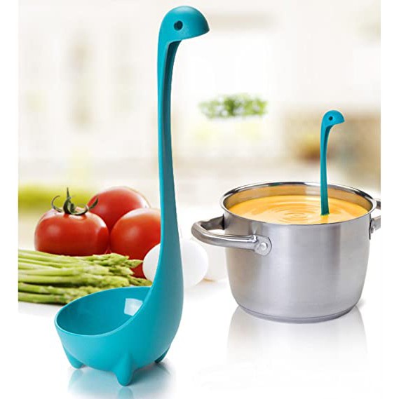 Muôi Múc Canh Cán Dài Tự Đứng KUNBE Kiểu Hoạt Hình Ngộ Nghĩnh