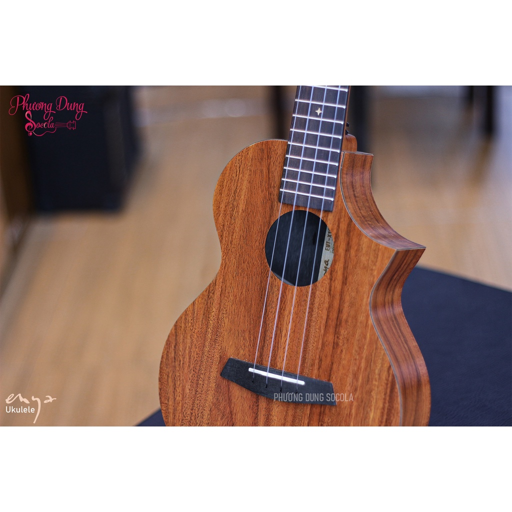 Đàn ukulele ENYA EUT-X1C - Size Tenor Dáng Khuyết- Gỗ koa HPL