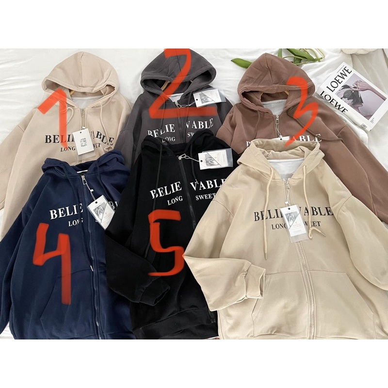 Áo khoác nỉ BELIE VABLE