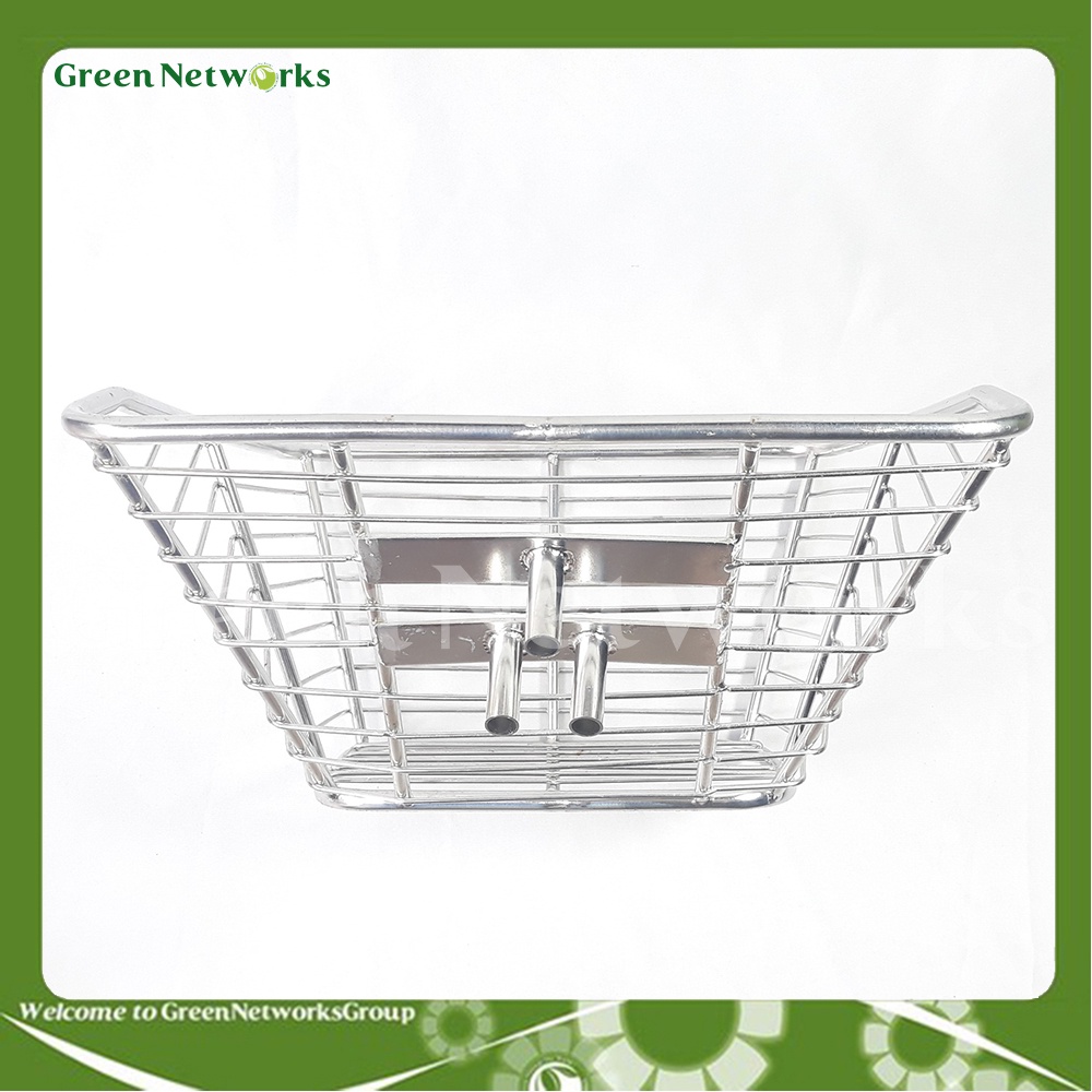 Rổ trước inox gắn xe Sirius GreenNetworks