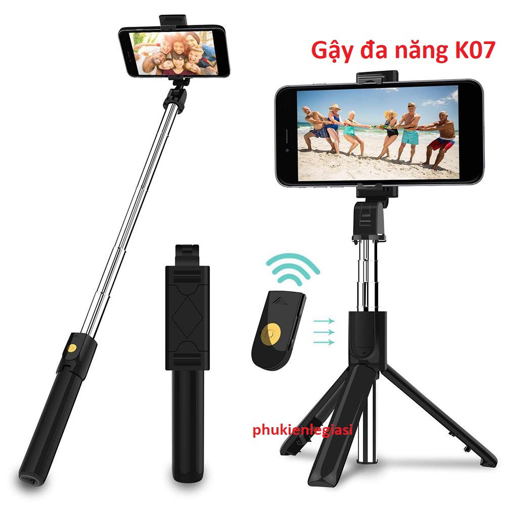 GẬY CHỤP ẢNH 3 CHÂN ĐA NĂNG TRIPOD K07