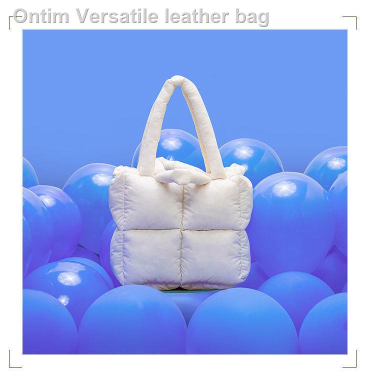 Túi tote đeo vai hình vuông bằng cotton mềm mại phong cách Âu Mỹ thời trang