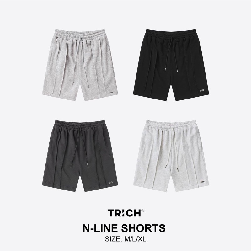 [CHÍNH HÃNG TRICH] N-LINE SHORT ( QUẦN NGẮN DẬP NỔI )