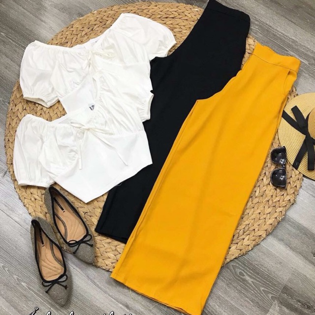 ♥️ ẢNH CHỤP THẬT SET ÁO + QUẦN ỐNG SUÔNG THÁI LAN