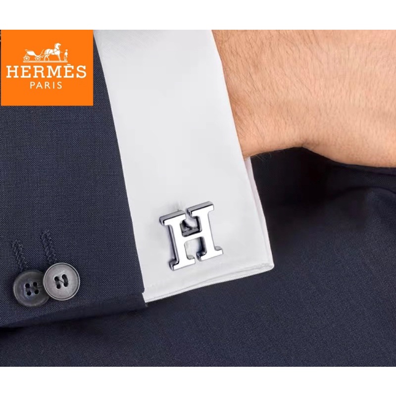 Khuy măng sét Hermes 02